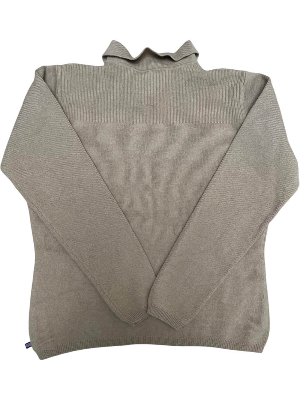 Ralph Lauren Women's V-Neck Polo Collar Sweater in Camel - Picture 6 of 6
